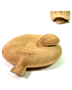 Stakesy's 16" Leather Donut Shot Bag With Under Bag