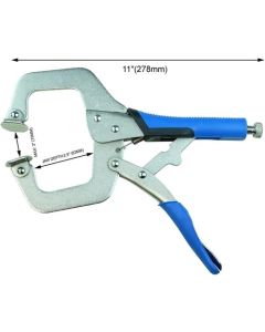 KASTFORCE KF4022 Adjustable Face Clamps C Style - Pack of 4