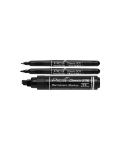 Pica Classic 533, 534 & 528 Black Permanent Markers