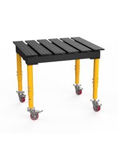 TMQRC61210SV STRONGHAND 1160MM X 1000MM NITRIDE SLOTTED WELDING TABLE - CASTERS