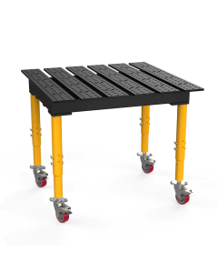 TMQRC61211SV STRONGHAND 1160MM X 1150MM NITRIDE SLOTTED WELDING TABLE - CASTERS 