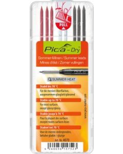 PICA 8 Piece Pica-Dry Special Summer Heat Refill Pack (Graphite / Red / White) - 4070