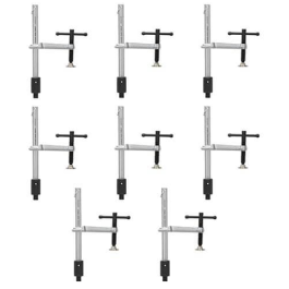 Stakesys 8 Pack StrongHand BuildPro UEN6200 T Handle Inserta Clamp Place the Inserta Clamps into the 16 mm holes on the BuildPro Tabletop Riser Blocks or Economy Stops and Clamping Squares for